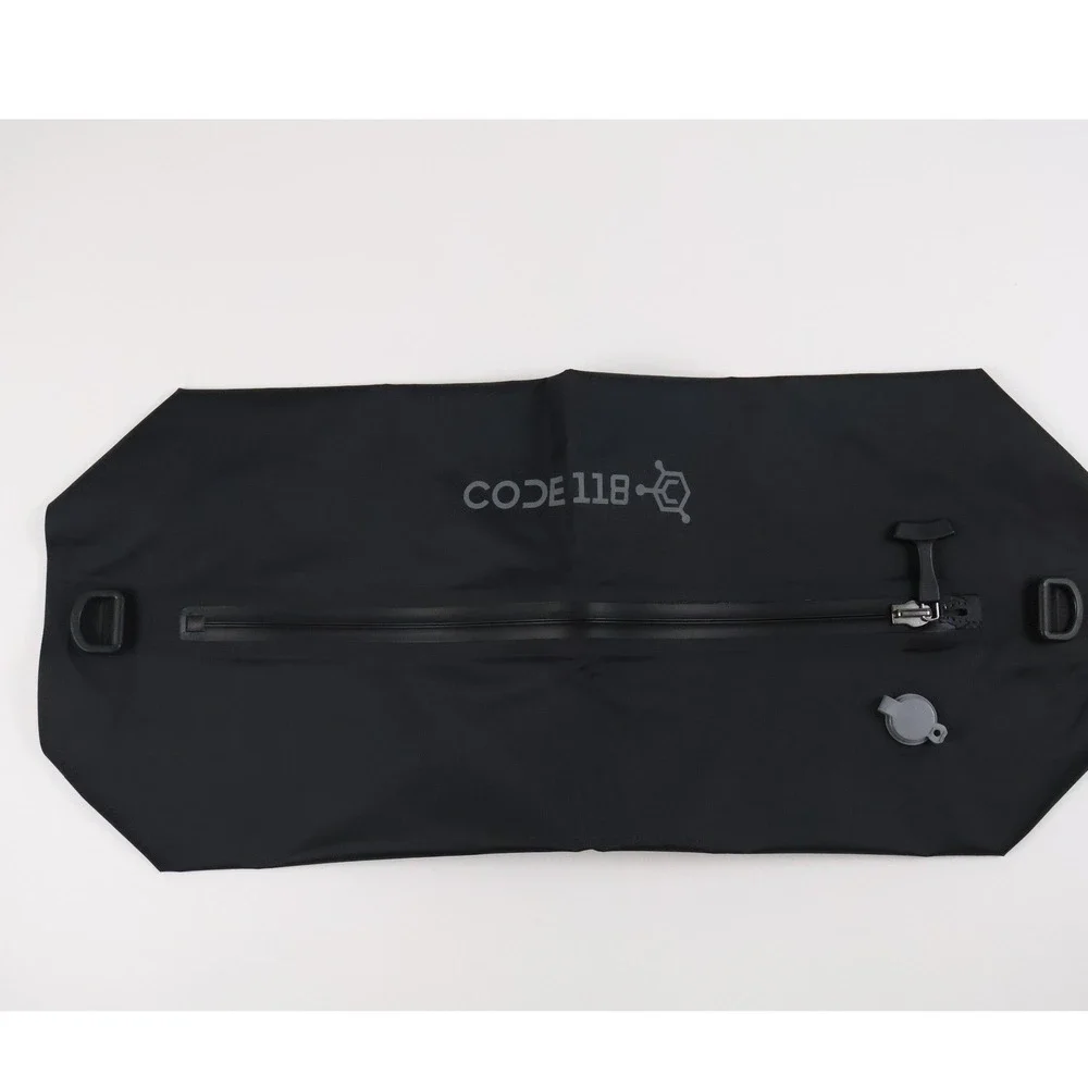 Code 118 Travel Bag Waterproof, Dry Bag Black Air Valve One Size NEW